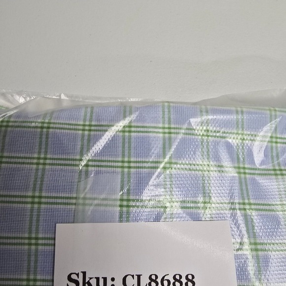 Twillory Shirt Mens 16 32-33 Blue Green Plaid Tailored‎ Fit Performance Office - Picture 9 of 9